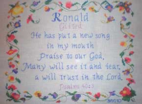 Ronald - Stitched By Anne